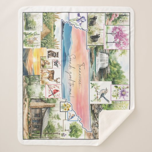 Tennessee Throw - Klingt gut für mich Sherpadecke (Vorderseite)