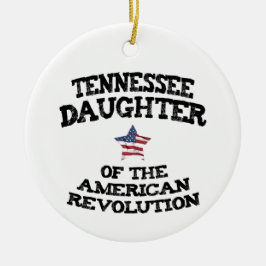 Tennessee-Tochter der Amerikanischen Revolution US Keramik Ornament