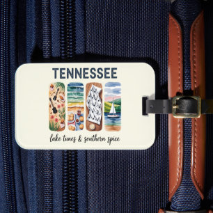 Tennessee - Tunnel-See und Südliche Gewürze Gepäckanhänger