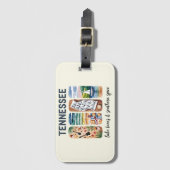 Tennessee - Tunnel-See und Südliche Gewürze Gepäckanhänger (Vorderseite Vertikal)