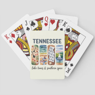 Tennessee - Tunnel-See und Südliche Gewürze Spielkarten