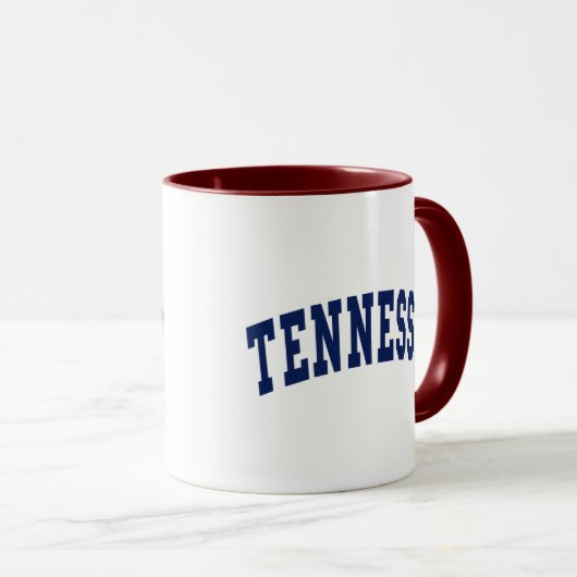 Tennessee-Uni Tasse (VorderseiteRechts)