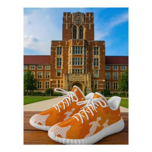Tennessee university camo snekers shoes fotodruck (Vorne)