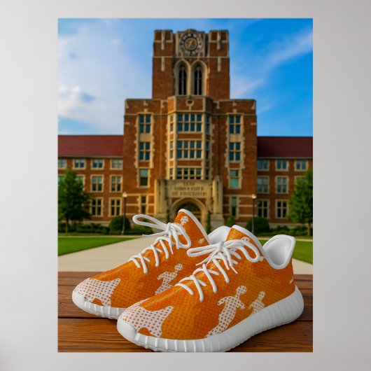 Tennessee university camo snekers shoes poster (Vorne)