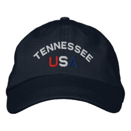 Tennessee USA bestickt mit Navy Blue Hat Bestickte Kappe