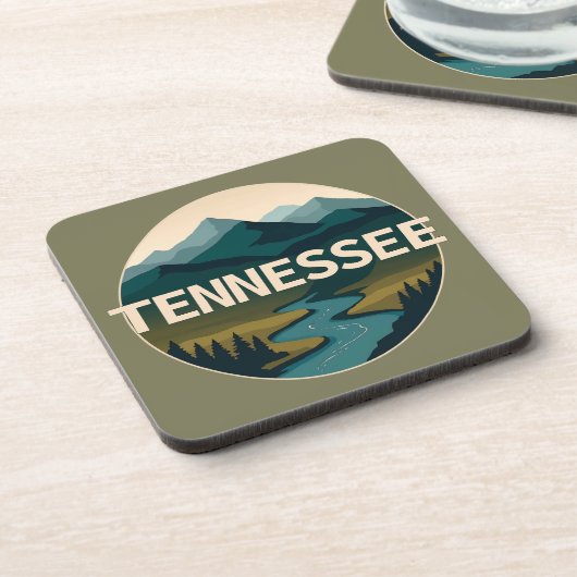 Tennessee USA Getränkeuntersetzer (Linke Seite)