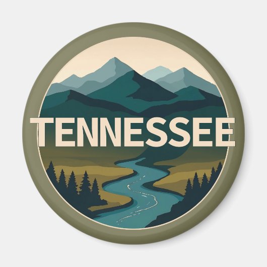 Tennessee USA Magnet (Vorne)