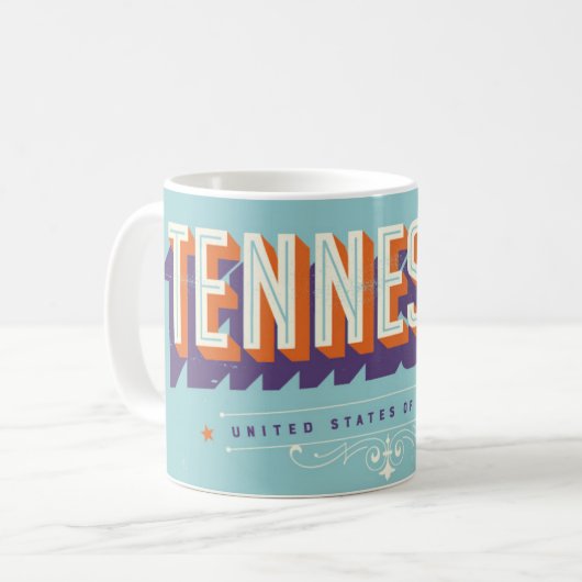 Tennessee USA Tasse (Vorderseite Links)