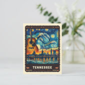 Tennessee | Vincent Van Gogh Inspiriert Postkarte (Stehend Vorderseite)
