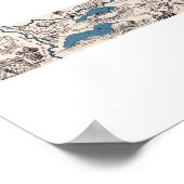 Tennessee Vintage Bildkarte Poster (Ecke)