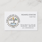 Tennessee Visitenkarte (Vorderseite)