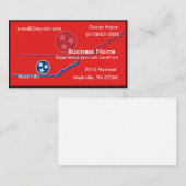 Tennessee-Visitenkarte Visitenkarte (Vorne/Hinten)