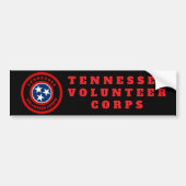 Tennessee Volunteer Corps Autoaufkleber (Vorne)