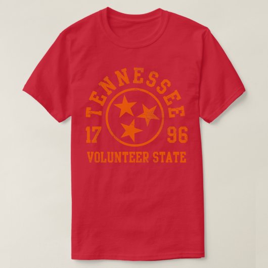 Tennessee Volunteer Staat 1796 T-Shirt (Design vorne)