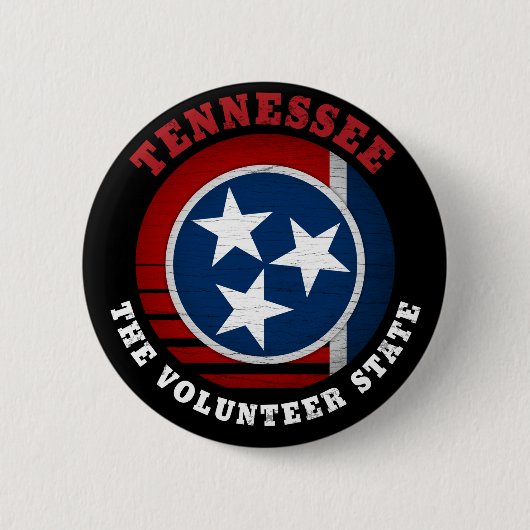 TENNESSEE VOLUNTEER STAAT FLAG BUTTON (Vorderseite)