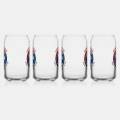 TENNESSEE VOLUNTEER STAAT FLAG DOSENGLAS (Rechts)