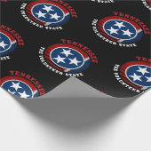 TENNESSEE VOLUNTEER STAAT FLAG GESCHENKPAPIER (Ecke)