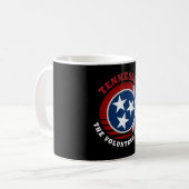 TENNESSEE VOLUNTEER STAAT FLAG KAFFEETASSE (Vorderseite Links)