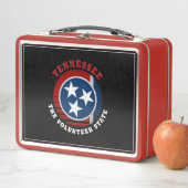 TENNESSEE VOLUNTEER STAAT FLAG METALL BROTDOSE (Beispiel)