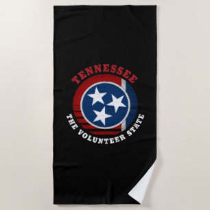 TENNESSEE VOLUNTEER STAAT FLAG STRANDTUCH