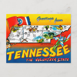 Tennessee Volunteer State Postkarte