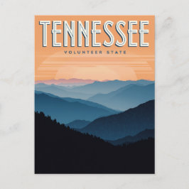 Tennessee Volunteer State Postkarte