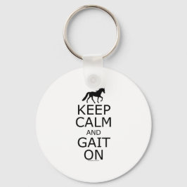 Tennessee Walker Behalte Calm Gait auf Schlüsselanhänger