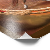 Tennessee Walker Horse "Der Trotter". Fotodruck (Ecke)