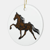 Tennessee Walker Keramik Ornament (Links)