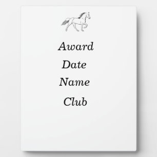 Tennessee Walking Horse Fotoplatte