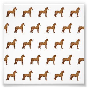 Tennessee Walking Horse Reitwasserfarbe Fotodruck
