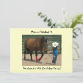 Tennessee Wandern - Party Einladung (Stehend Vorderseite)