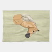 Tennessee Wanderpferd Gaited Palomino Gestrichen Handtuch (Horizontal)