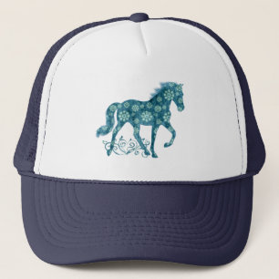 Tennessee Wanderross Aquamarine Grunge Truckerkappe