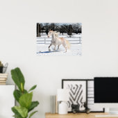 Tennessee Wanderross im Schnee Poster (Heimbüro)