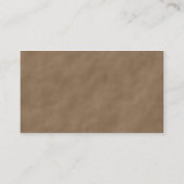 Tennessee Wanderross Palomino Profil Visitenkarte (Rückseite)