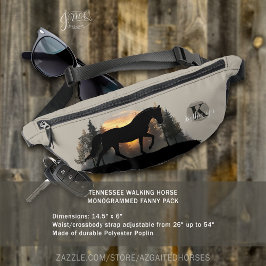 Tennessee Wanderross Silhouette Sonnenuntergang Wa Bauchtasche