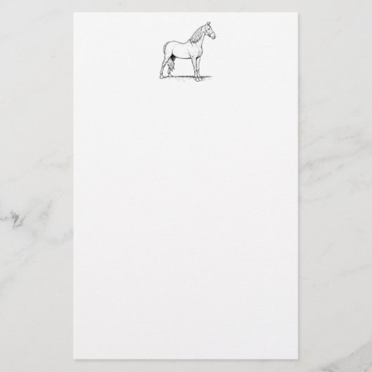 Tennessee Wanderross - Stehend Briefpapier (Vorderseite)