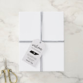 Tennessee Wedding Willkommen Geschenkanhänger (Mit Garn)
