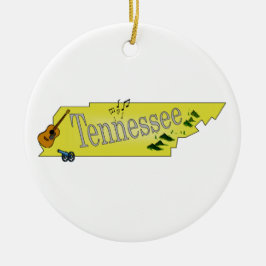 Tennessee-Weihnachtsbaum-Verzierung Keramik Ornament