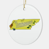 Tennessee-Weihnachtsbaum-Verzierung Keramik Ornament (Links)