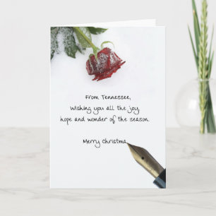 Tennessee Weihnachtskarte, Staat spezifisch Feiertagskarte