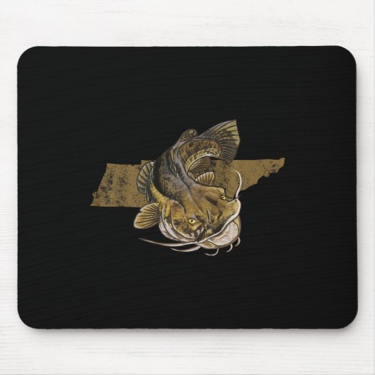 Tennessee-Welsangeln Wels  Mousepad (Vorne)