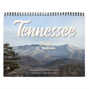 Tennessee Wildlife 2026 - 12-Monats-Kalender Kalender