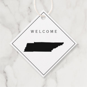 Tennessee Willkommensbeutel Tag Hochzeitswoche Geschenkanhänger