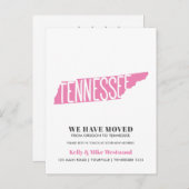 TENNESSEE Wir haben neue Adresse Neue Zuhause vers Postkarte (Vorne/Hinten)