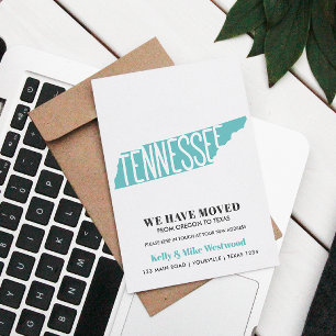 TENNESSEE Wir haben neue Adresse Neue Zuhause vers Postkarte