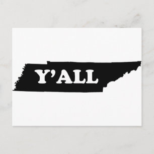 Tennessee Yall Postkarte
