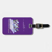 Tennessee Zuhause - Benutzerdefinierter Text und F Gepäckanhänger (Vorderseite horizontal)