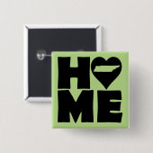 Tennessee Zuhause Heart Staat Button Abzeichen But (Vorne & Hinten)
